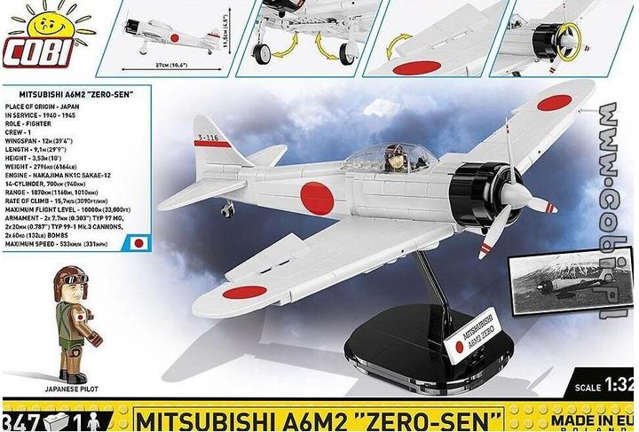 Produktbild Cobi Mitsubishi A M Zero pcs