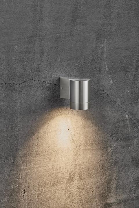 Actual product image Nordlux Tin Maxi, wall lamp, aluminum (GU10, IP54)
