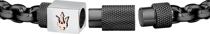 Actual product image Maserati Steel bracelet (21 cm, Stainless steel)