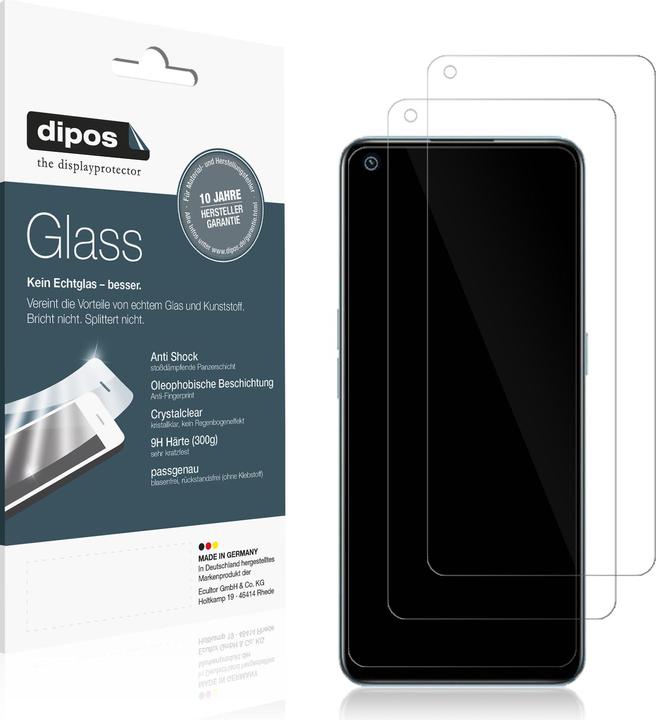 Actual product image Dipos Screen Protector Anti-Shock (2 Piece, Realme 9 Pro Plus)
