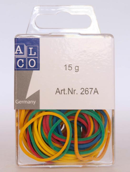 Image du produit Q-Connect Anneaux en caoutchouc multicolores 15g (34 pcs)