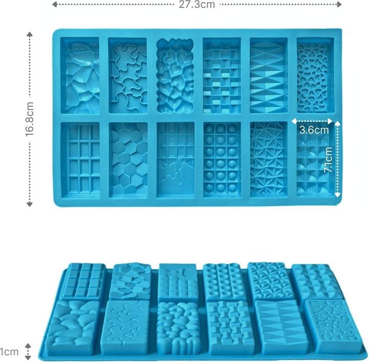 Produktbild Hermex Silikonform mit 12 Kammern