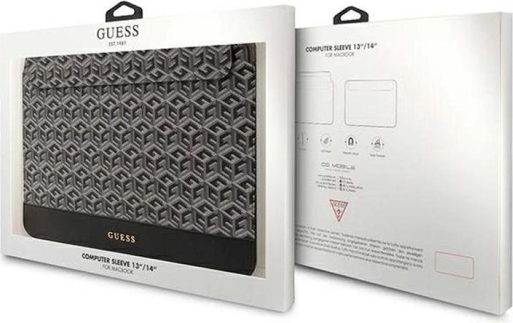 Actual product image Guess PU G Cube Computer Sleeve 13/14 - black (14")