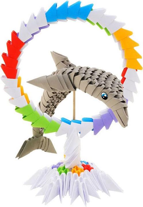 Produktbild Selecta Spielzeug ORIGAMI 3D - Delphin, 343St.