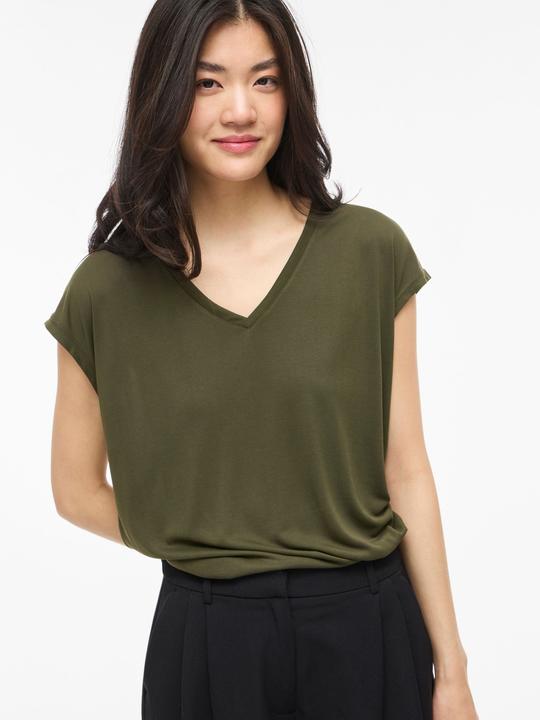 Immagine prodotto Vila VIMODALA V-Ausschnitt Oberteil mit kurzen Ärmeln (M)