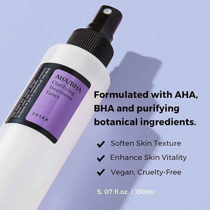 Image du produit Cosrx AHA/BHA Clarifying Treatment Toner (Tonique visage, 150 ml)