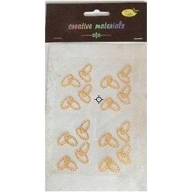 Teka Eheringe aus Acryl, 16 Gold (47995166)