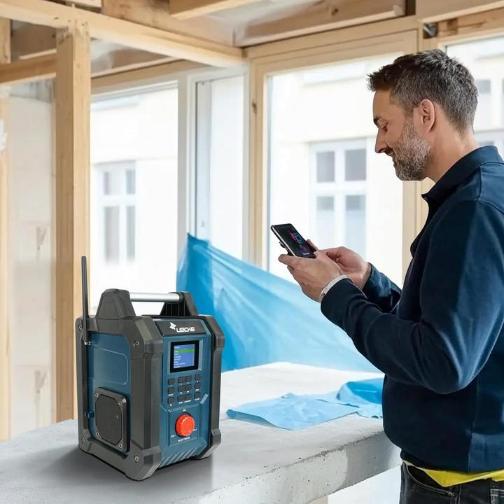 Actual product image Leicke WorkBeat 30 (DAB, DAB+, FM, Bluetooth)