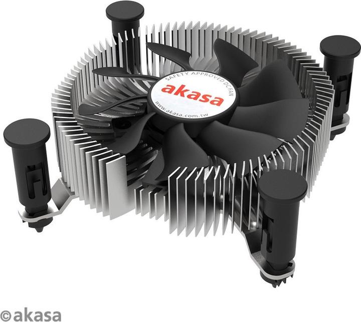 Produktbild Akasa AK-CC6602HP01 Low Profile CPU-Kühler - Sockel LGA 1700, 30 mm Höhe (29.92 mm)