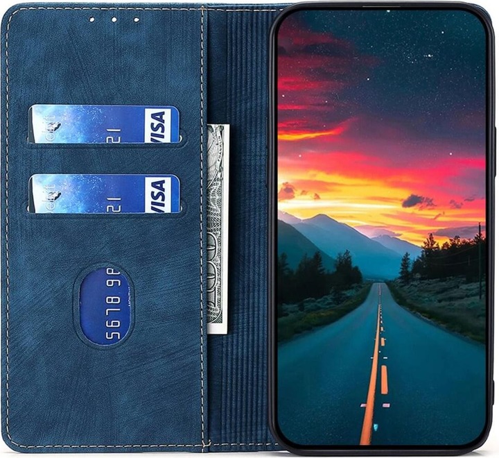 Produktbild Cover-Discount Sony Xperia 5 V - Hülle mit RFID Blocker blau (Sony Xperia 5 V)