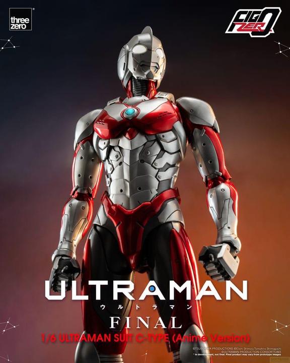 Actual product image ThreeZero Ultraman FigZero action figure 1/6 Ultraman Suit C-Type (Anime Version) 31 cm