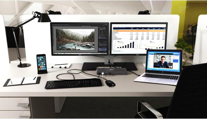 Produktbild i-tec USB 3.0 / USB-C Dual 4K Dock (USB-C)