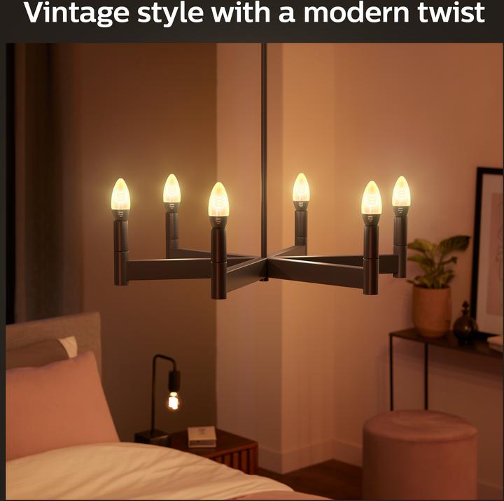 Actual product image Philips Hue White (E14, 4.50 W, 300 lm, 2 x, G)