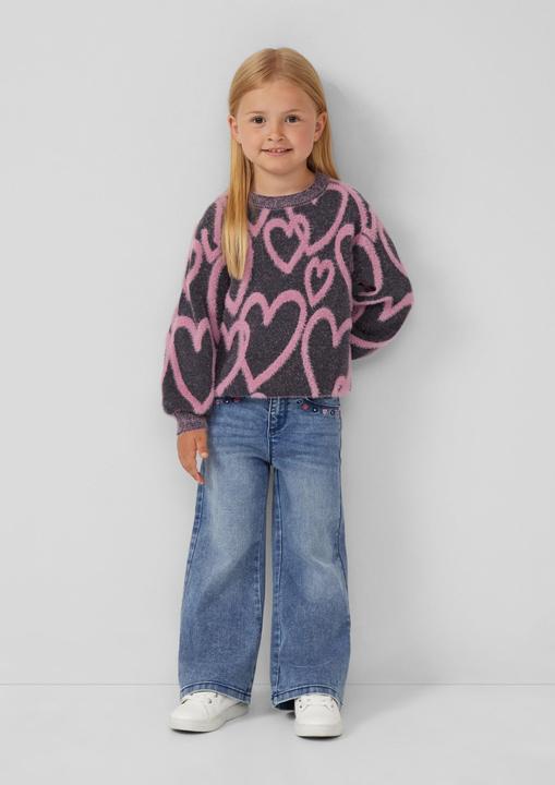 Produktbild s.Oliver Strickpullover Flauschiger Strickpullover aus Viskosemix im Loose Fit (92)