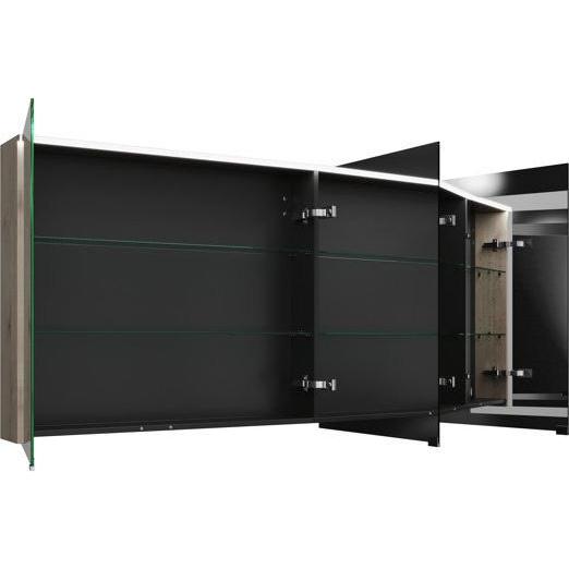 Thumbnail - burgbad, Spiegelschrank, Eqio Spiegelschrank mit horizontaler LED-Beleuchtung, 3 Türen, mittlerer Anschlag links, 14