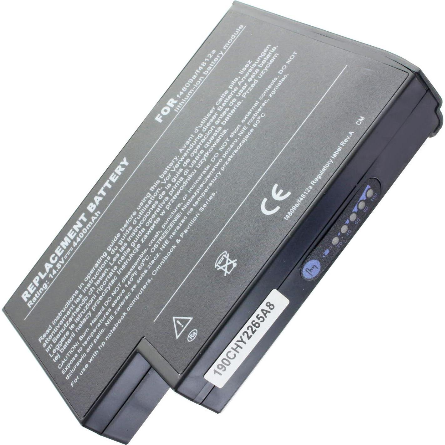 Compaq Akku Presario 2100, 2130, 2500, NX9000 (6 Zellen, 4800 mAh), Notebook Akku