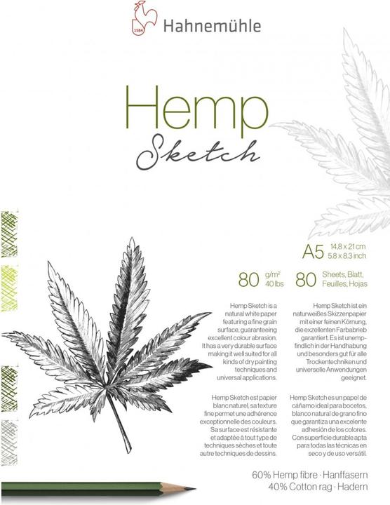 Actual product image Hahnemühle Drawing pad Hemp Sketch (A5)