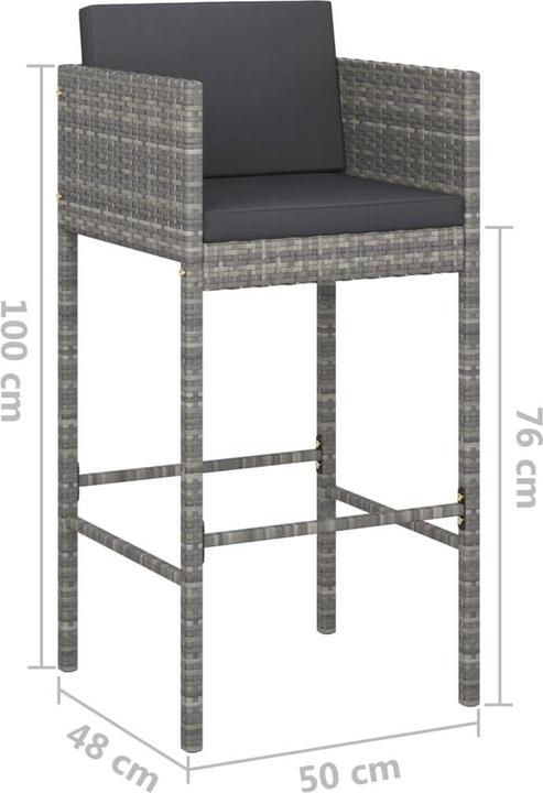 Image du produit vidaXL Garten-Bar-Set