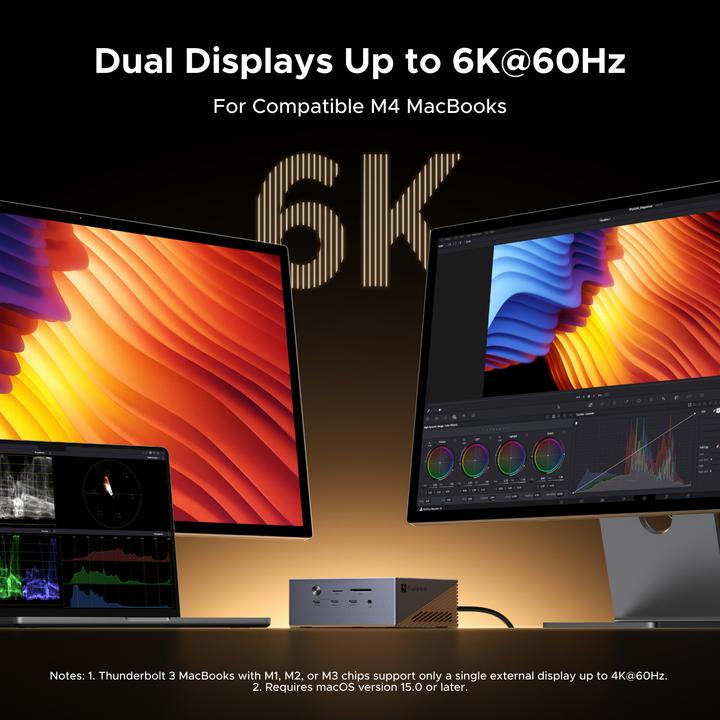 Produktbild Ugreen MAXIDOK - 17-in-1 Thunderbolt 5 (Thunderbolt, 17 Ports)