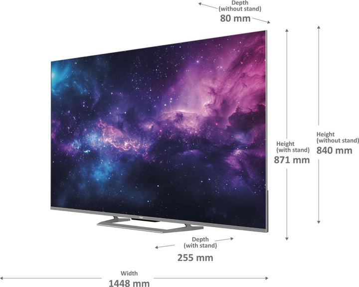 Produktbild Haier H75M90EUX (75", QD-Mini-LED, 4K, EU)