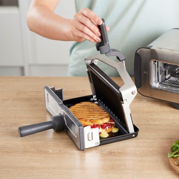 Image du produit Ninja 3-in-1 Multifunctionele Toaster, Grillplaat en Panini Maker - 7 Roosterstanden - RVS - ST202EU