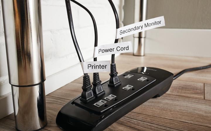 Actual product image Dymo S0718050 Flexible nylon strap (1.90 cm, White)