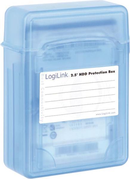 Produktbild LogiLink HDD-Box fr 2 x 2,5" Festplatten, blau