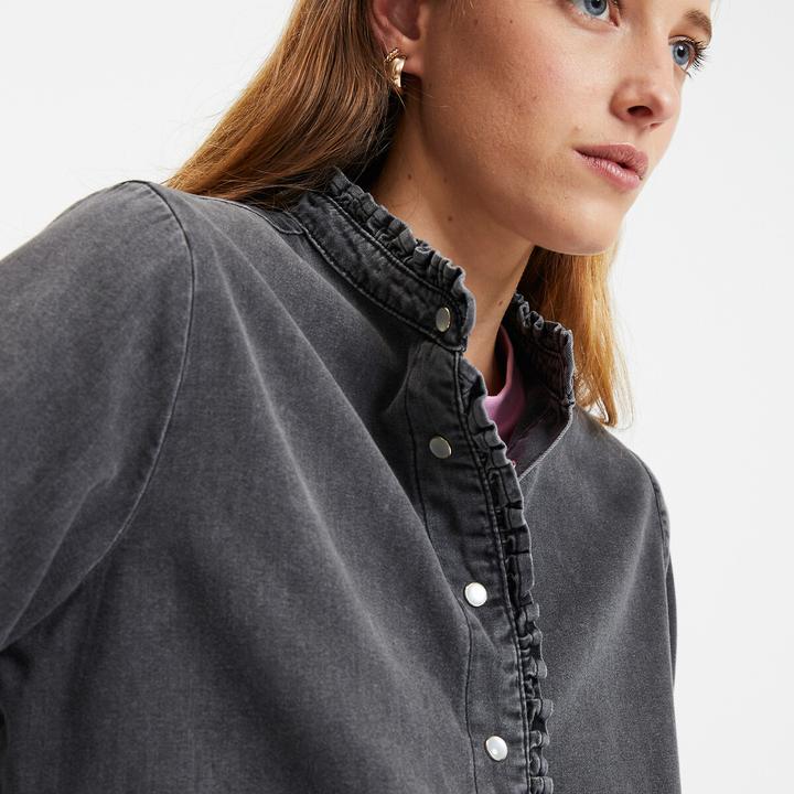 Produktbild La Redoute Collections Langärmelige Jeansbluse (42)