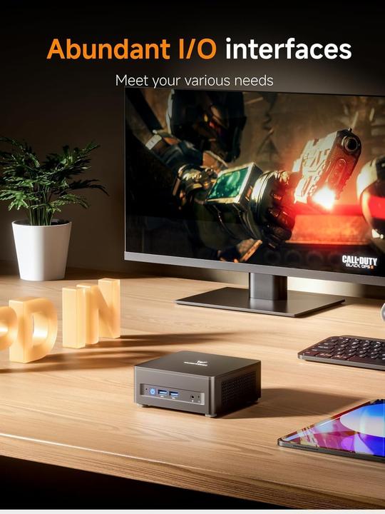 Immagine prodotto Minisforum Mini PC UM690L Slim (1000 GB, 32 GB, AMD Ryzen 9 6900HX)