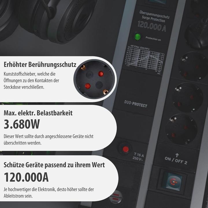 Produktbild Brennenstuhl Premium-Protect-Line (14x, CEE 7/3, 3 m)