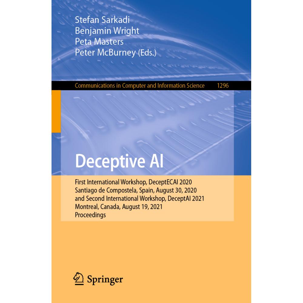 Deceptive AI, Fachbücher von Peter McBurney, Stefan Sarkadi, Peta Masters, Benjamin Wright