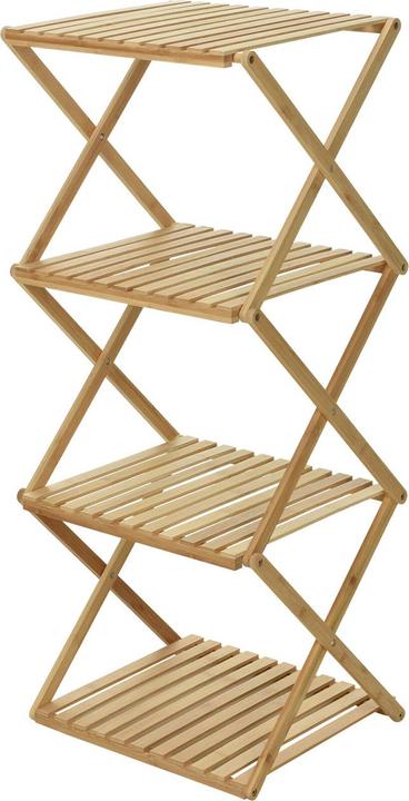 Actual product image Natura Punto Foldable bamboo stand shelf (40 x 33.5 x 93.5 cm)