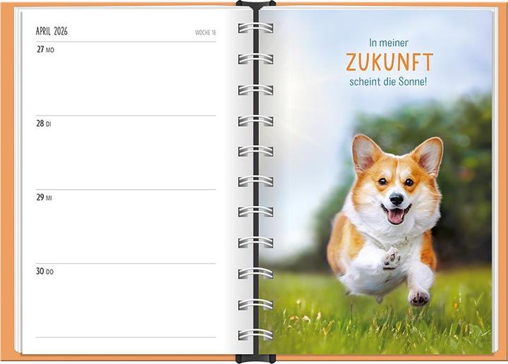 Image du produit Terminplaner 2026 Happymacher (10 x 15,5 cm, 1 semaine / 2 pages)