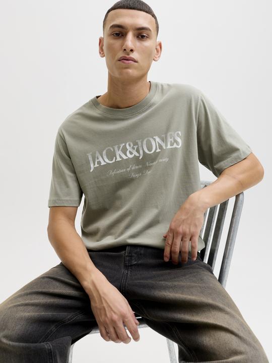 Produktbild Jack & Jones Jjdevin Daytona Print Tee Ss Crew Ln (M)
