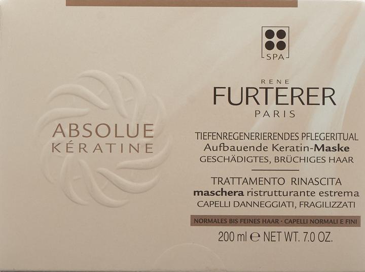 Immagine prodotto Rene Furterer Absolue Kératine - Masque Réparateur Ultime (200 ml)