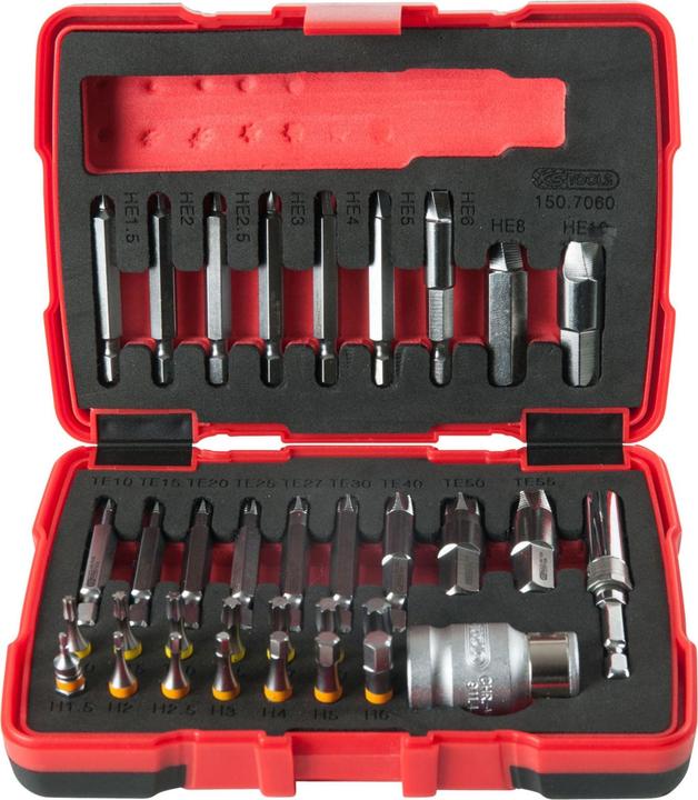 Image du produit KS Tools Jeu d'extracteurs de vis (Clé Allen, TX)