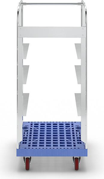 Immagine prodotto ESB Carrello portamateriale, con pianale in plastica con ruote, blu. (500 kg)