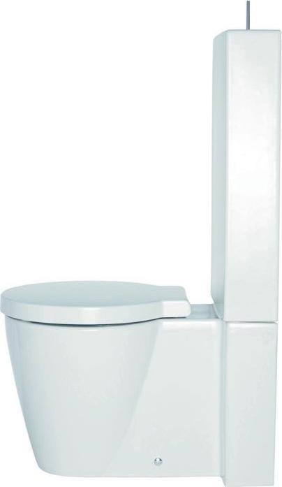 Duravit Flushing cistern STARCK 1 390x125mm lever handle PURO A l.d. white