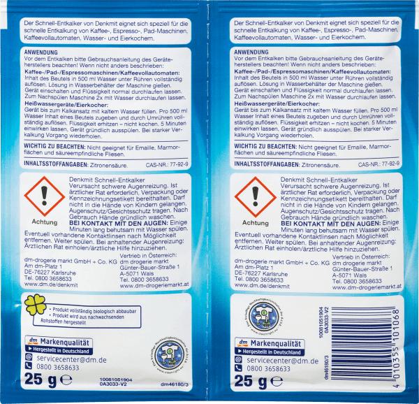 Produktbild dm Denkmit Schnell - Entkalker