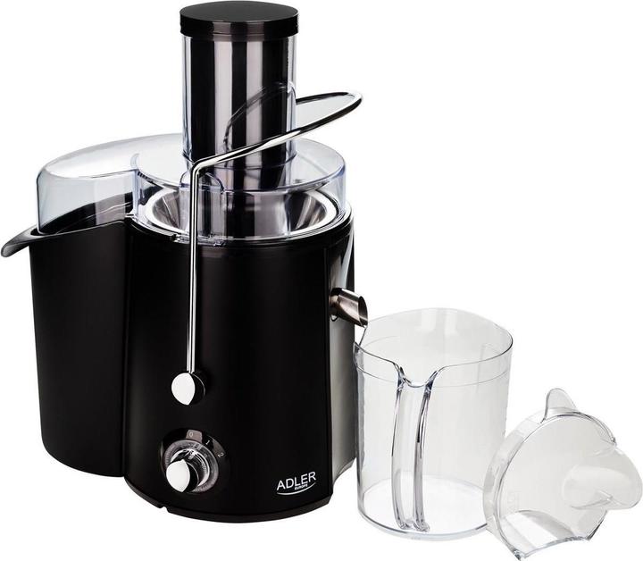 Produktbild Adler Juicer AD 4127 Mattschwarz, 1000 W, Anzahl Geschwindigkeiten 2