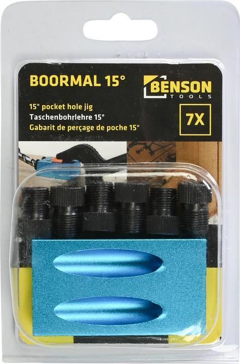 Image du produit Benson Gabarit de perçage de poche 15° 7 pcs