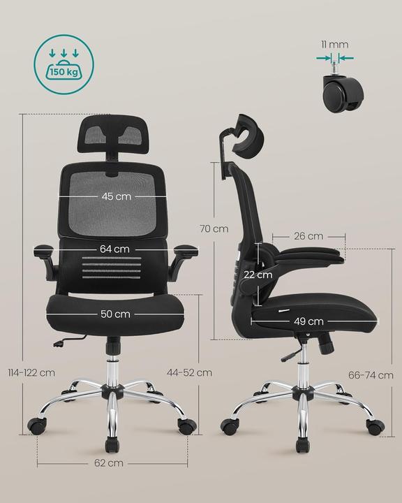 Produktbild Songmics Bürostuhl OBN040B01