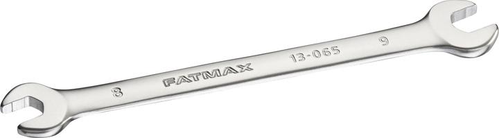 Produktbild Stanley FatMax Doppel-Maulschlüssel FMMT13065-0 (8 x 9 mm, 15° gekröpft, mit Anti-Rutsch-Profil für (9 mm)
