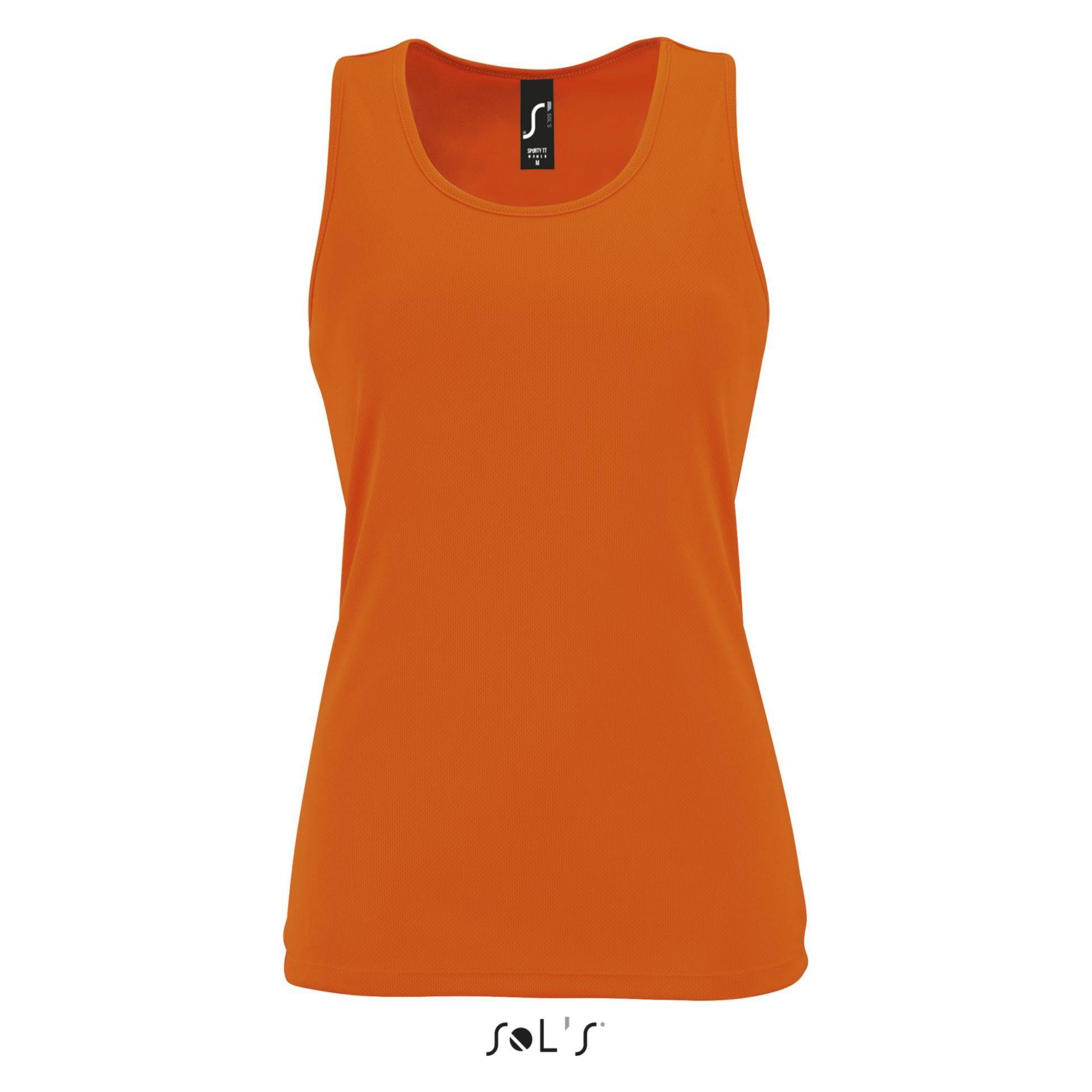 Sol's, Damen, Sportshirt, Sporty Tt (M), Orange, M