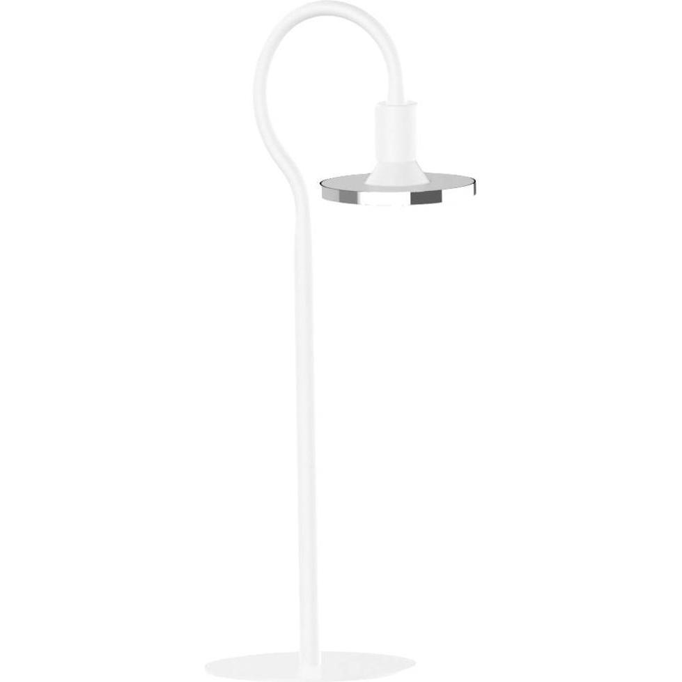 LightMe, Tischlampe, Simplessa LM85681 LED-Tischlampe LED GU10 6 W Weiss, Chrom (420 lm, GU10)