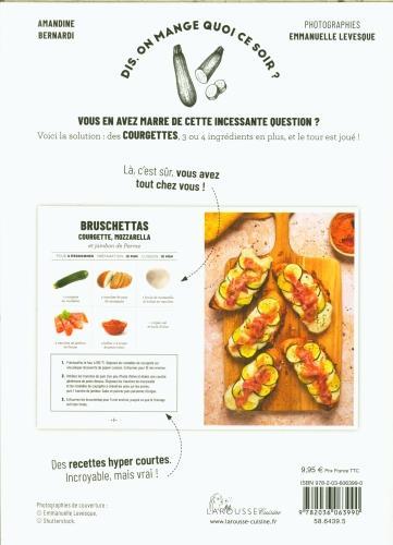 Immagine prodotto Larousse pratique Courgettes : 50 recettes, 5 ingrédients, 3 étapes maxi (Francese, Bernardi Amandine, 2024)