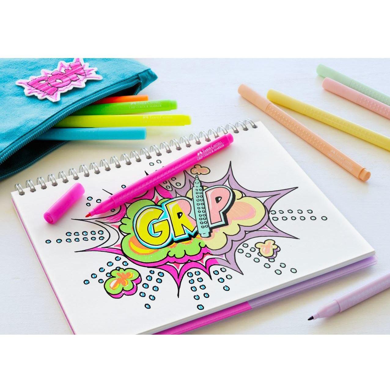 Thumbnail - Faber-Castell, Malstifte, Grip Colours (Neon, 10 x)