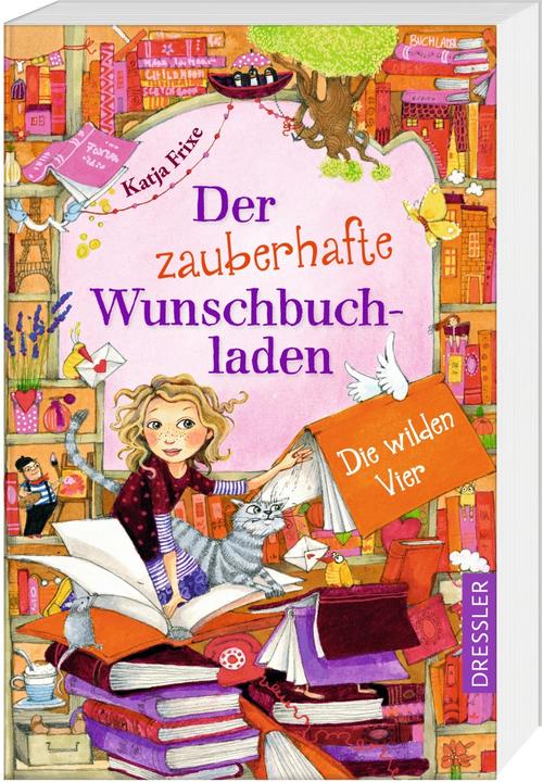 Image du produit Der zauberhafte Wunschbuchladen 4. Die wilden Vier! (Allemand, Florentine Prechtel, Katia Frixe, 2024)