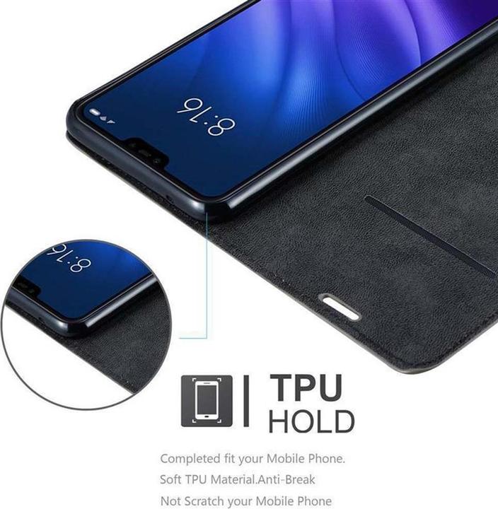Actual product image Cadorabo Book Invisible Magnet Cover (Mi 8 Lite)