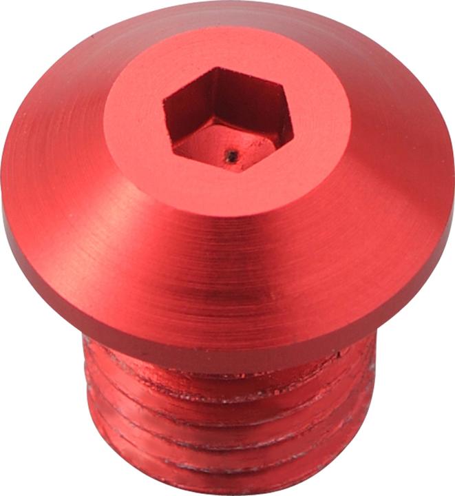 Immagine prodotto Daytona Tappo a vite in alluminio CNC anodizzato rosso F. Specchio M10 X P1.25 filettatura destra